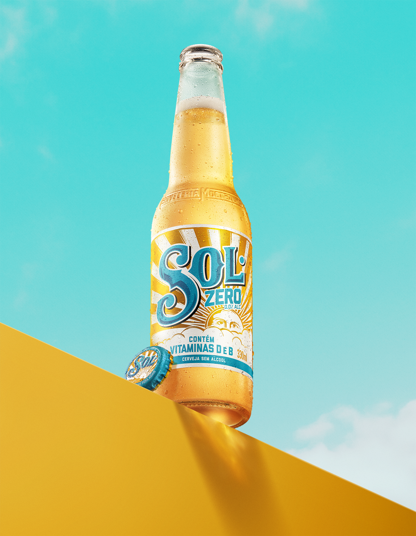 Cerveja Sol Zero Álcool