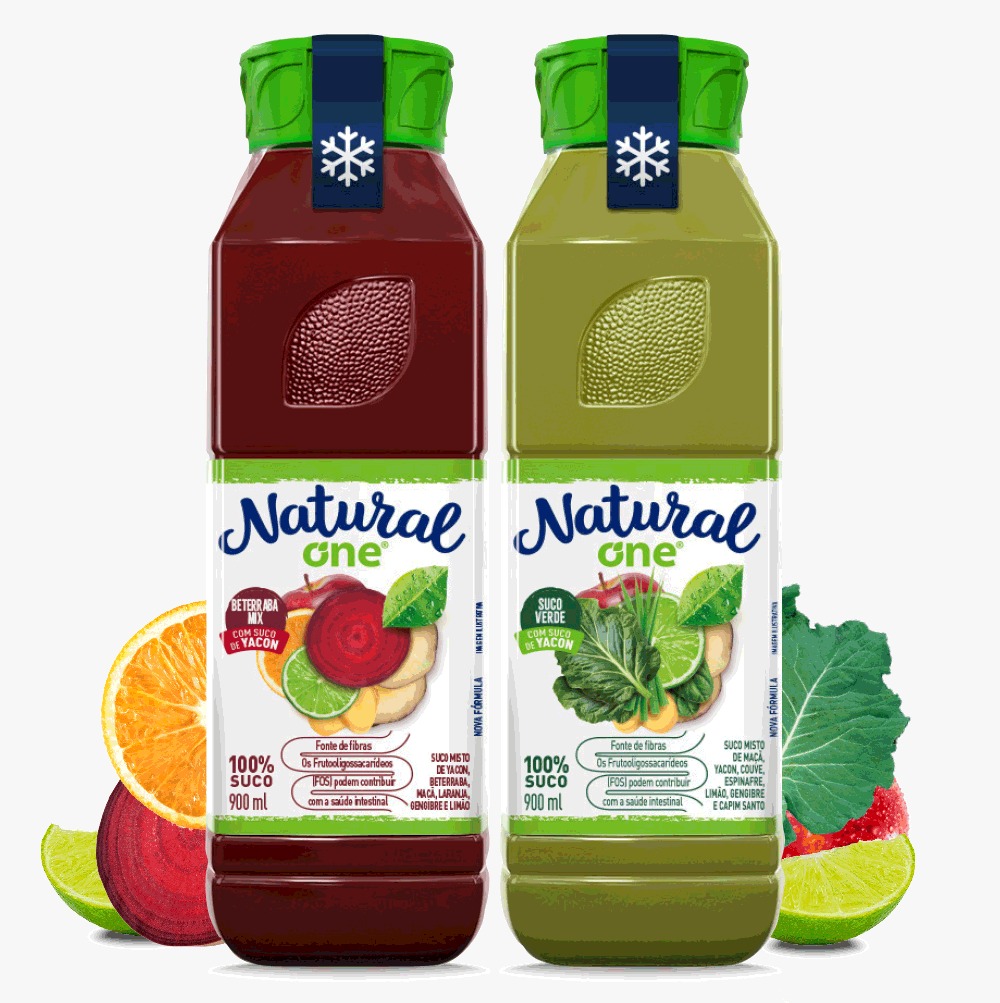 Natural One, Beterraba Mix e Suco Verde