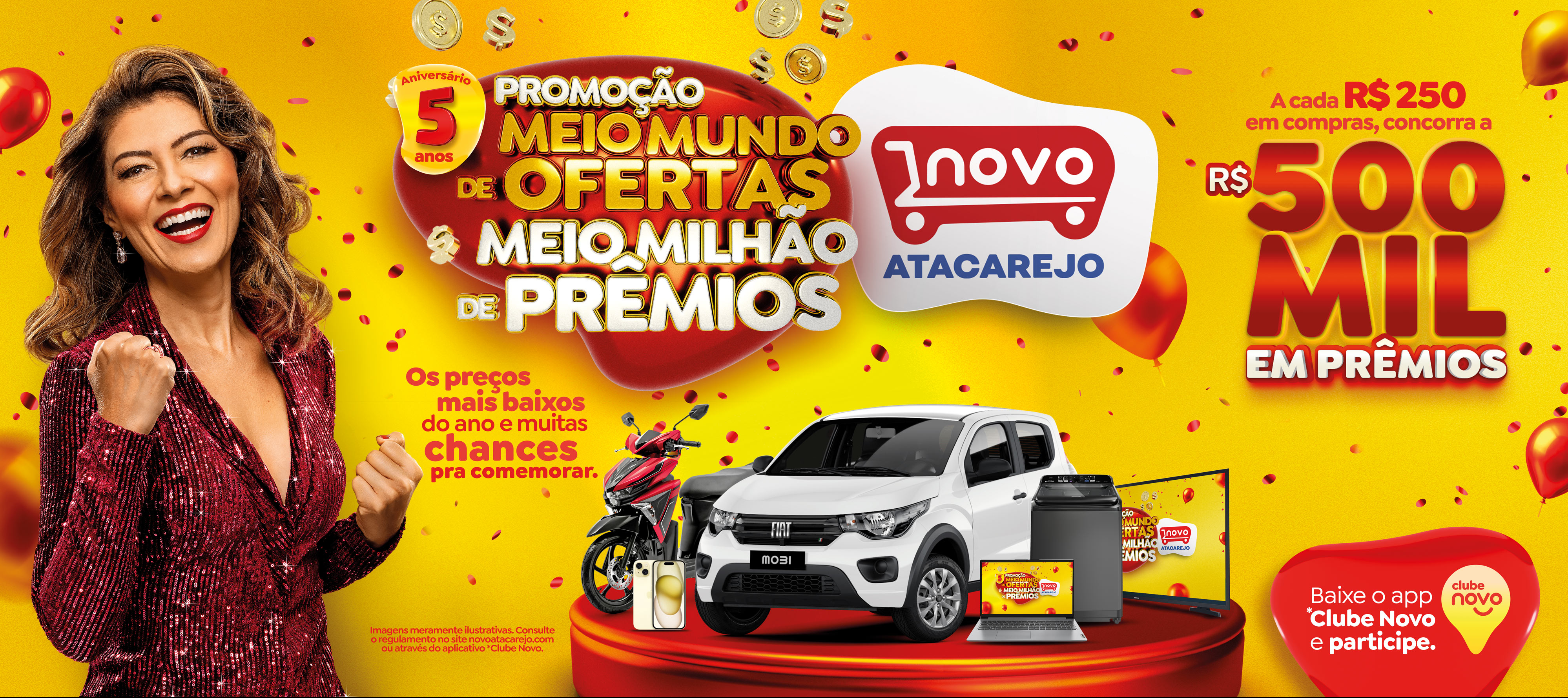 Meio Mundo de Ofertas e Meio Milhão de Prêmios