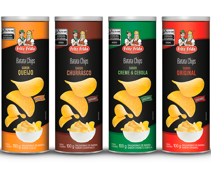 Batata Chips Fritz e Frida