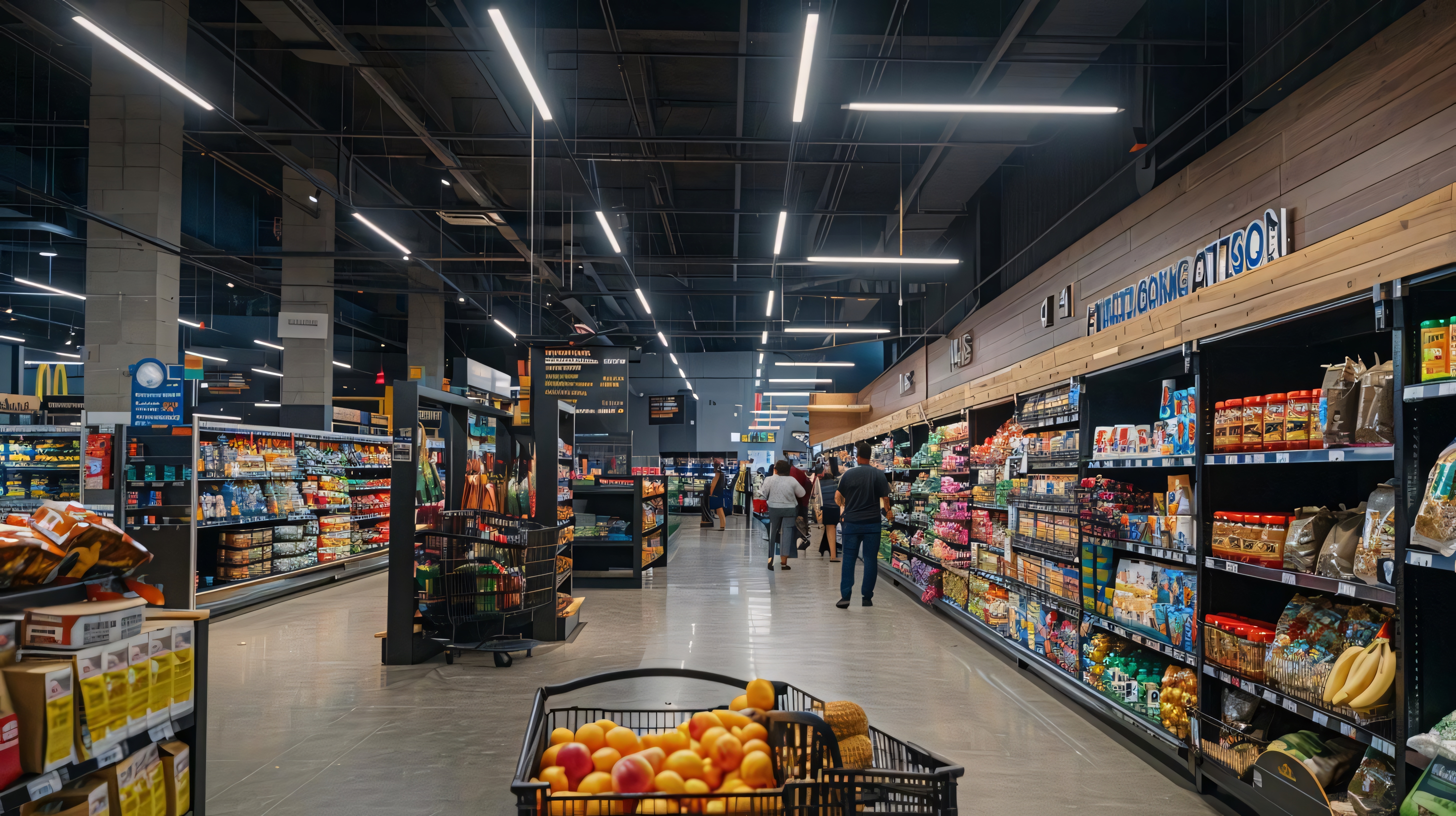 Supermercado Consumidores comprando