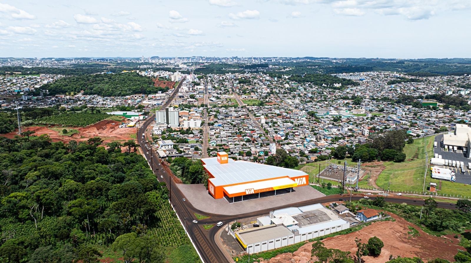 Grupo Passarela inaugura nova loja Via Atacadista em Chapecó