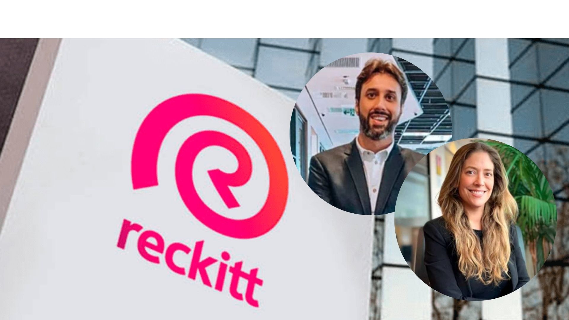 Guilherme Cardoso e Lucia Albuquerque na Reckitt