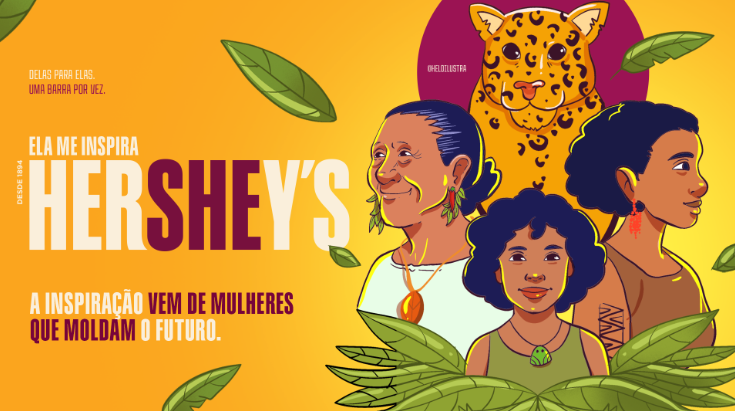 Campanha ElaMeInspira Hershey Brasil