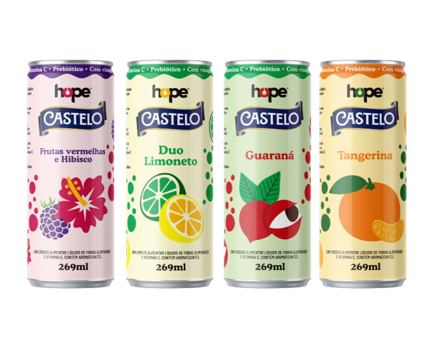 refrigerante funcional refri Castelo Alimentos Hope