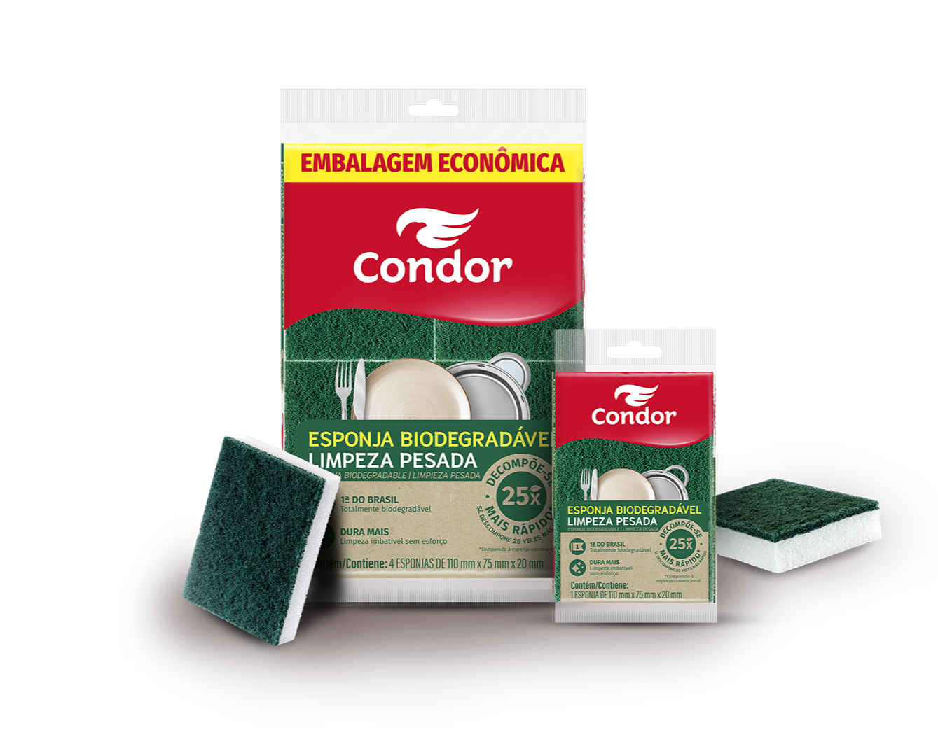 Esponja biodegradável Condor S.A.