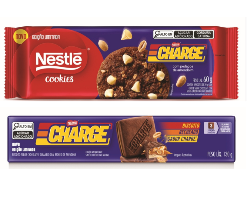 Biscoito Recheado e Cookies Charge
