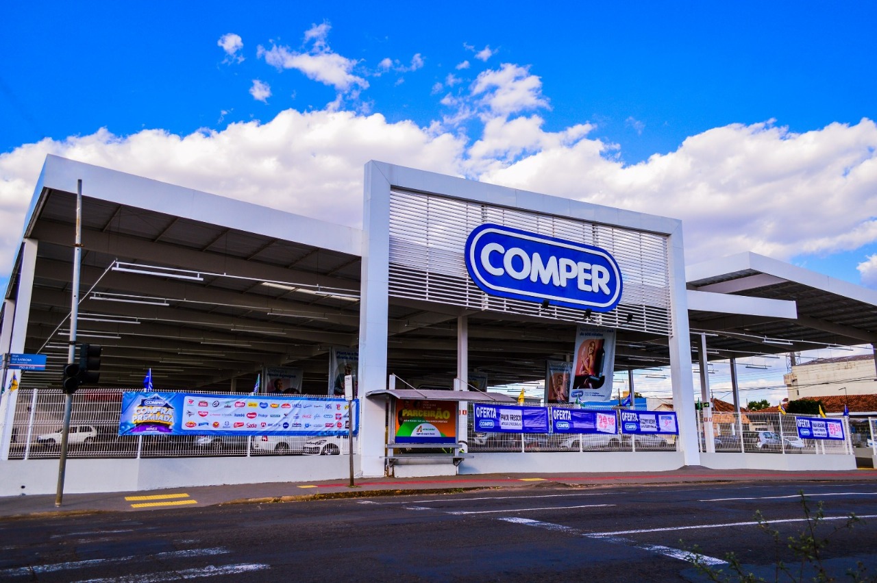 Fachada de uma das unidades Supermercados Comper (imagem meramente ilustrativa) _ Foto Divulgação