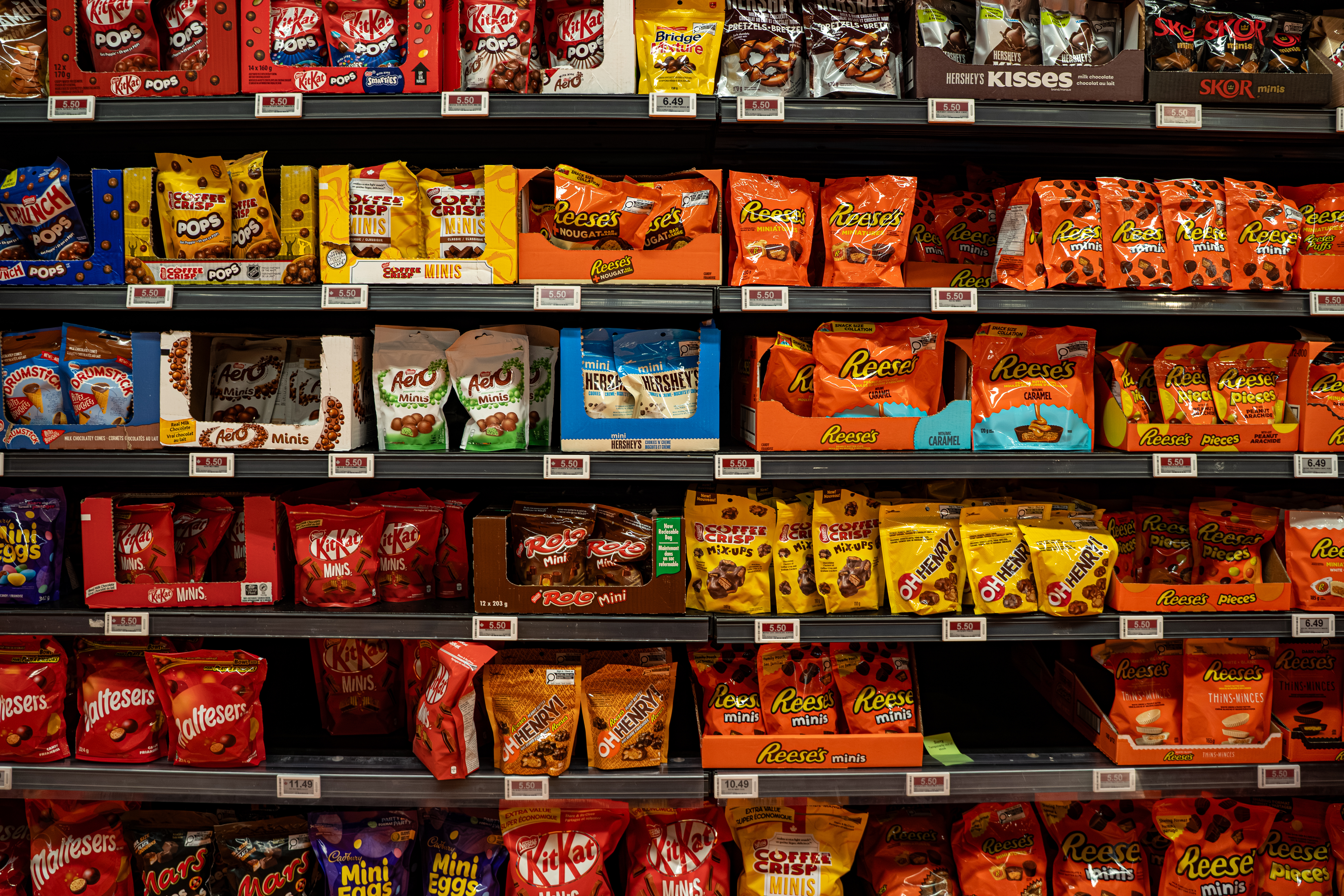chocolates gôndola