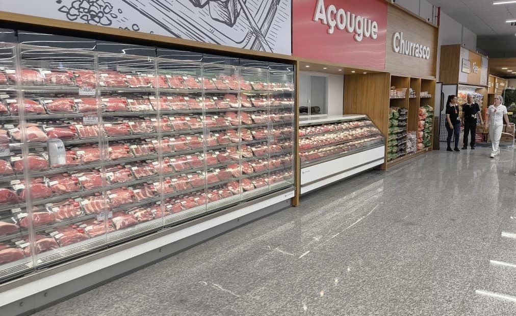 Açougue do Rissul uma vitrine com cortes selecionados,crédito divulgação