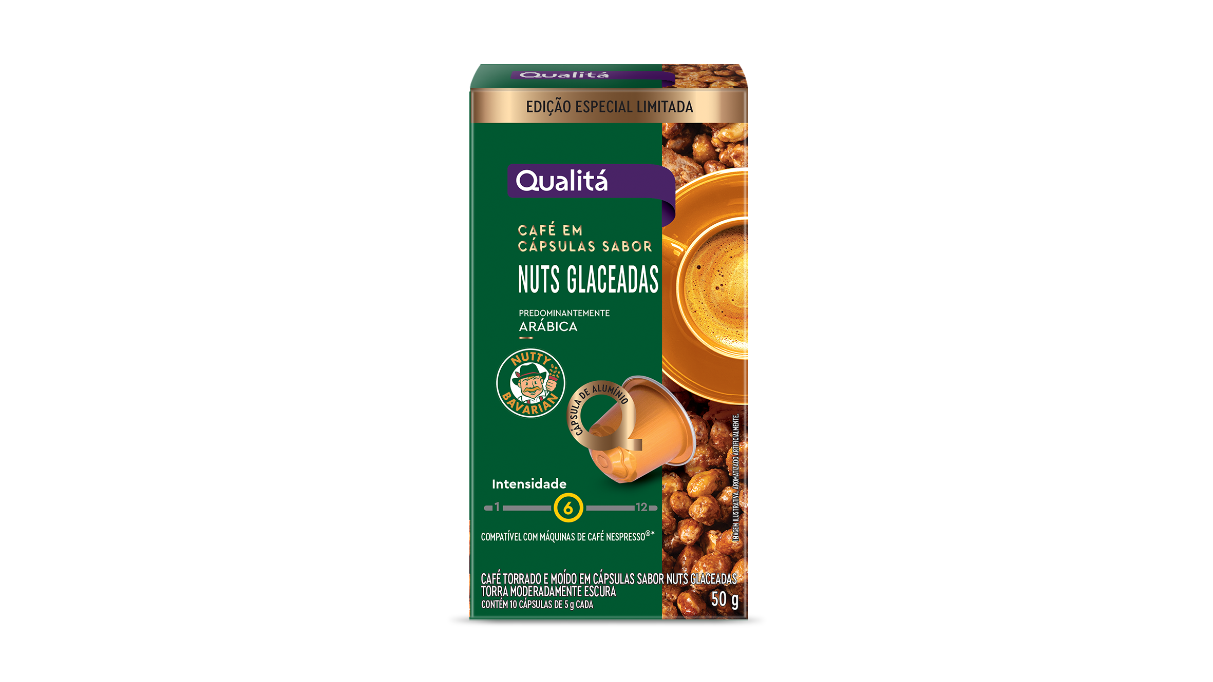 Qualitá Capsula com Nuts Glaceadas