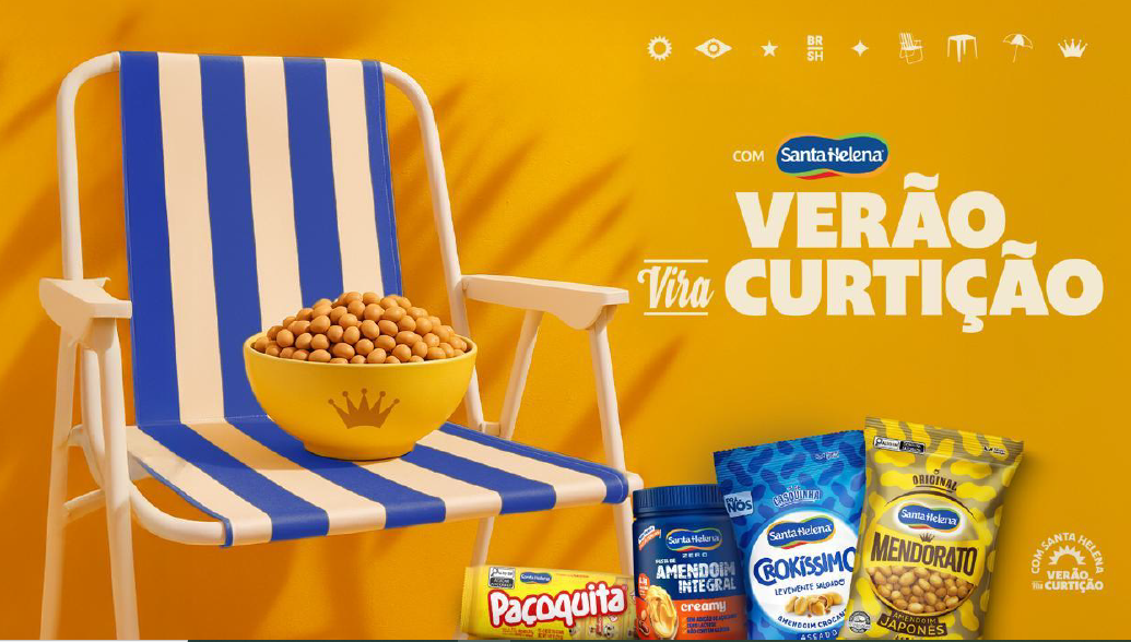 KV da campanha de verão da Santa Helena