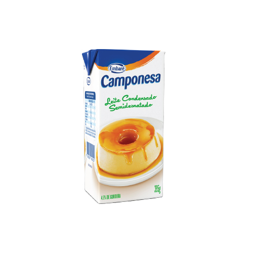 Leite condensado semidesnatado